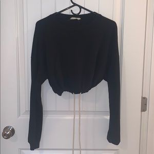 Crop top sweatshirt
